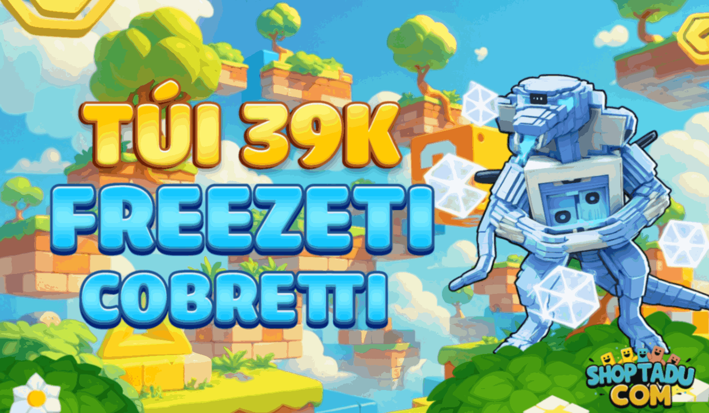 Túi Thằn Lằn Băng - Thoát khỏi sóng thần để lấy Brainrots!